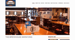 Desktop Screenshot of brewhousemarayong.com.au